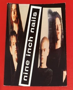 NINE INCH NAILS POSTCARD Band Photo OFFICIAL MERCHANDISE RARE - Foto 1 di 2