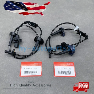 New! Set of 2Pcs ABS Wheel Speed Sensor Front Left & Right For HONDA CIVIC 12-15 - Imagem 1 de 4
