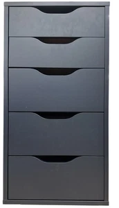 New IKEA ALEX Black-Blue Drawer Unit 36x70 cm (14 ⅛x27 ½ ") 005.904.75 - Picture 1 of 1