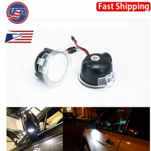 For Ford F150 Edge Mondeo Explorer Mustang LED Under Mirror Puddle Lights 2Pcs - Picture 1 of 9