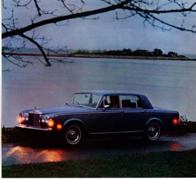 1981 年 ROLLS ROYCE 汽车印花广告,银色阴影,豪华欧洲亲笔签名印刷广告 — 第 1/4 张图片