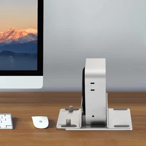 Desktop Computer Holder Mini PC Stand Bracket For Apple For Mac Mini M4 2024 - Bild 1 von 12