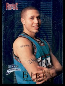 1998-99 Fleer Brilliants Blue Mike Bibby Vancouver Grizzlies #102B