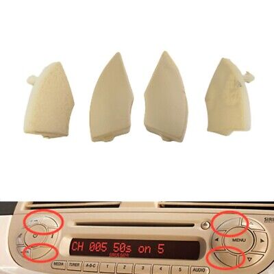 4pz /Set For Fiat 500 Radio Cd Button Trim Mold Cover Removal Accessories • 6.46€