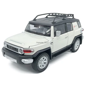 1:24 Toyota FJ Cruiser X Treme Model Car Diecast Toy Cars Boys Toys Kids White - Picture 1 of 20