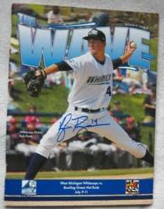 West Michigan Whitecaps Kyle Ryan Auto Wave Magazine - Detroit Tigers - Imagen 1 de 1