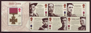 GREAT BRITAIN 2006 VICTORIA CROSS  MINIATURE SHEET UNMOUNTED MINT - Picture 1 of 1