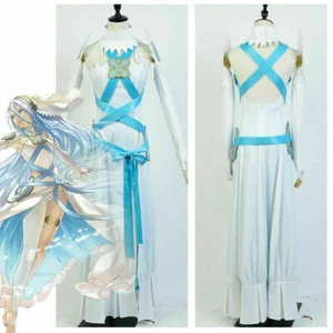 Fire Emblem Awakening/Fates Aqua Azura Blanco Juegos con disfraces Traje Vestido Disfraz# - Imagen 1 de 7