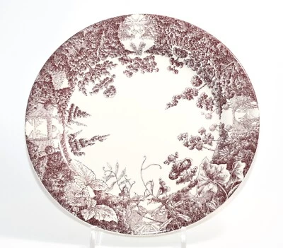 Hermes Les Maisons Enchantees Dinner Plate 27 cm tree porcelain 10.75" - Image 1 of 4