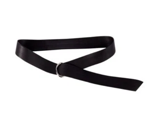 B-Low the Belt Mia Belt, Notch-Less, Black with Silver Round Buckle - Picture 1 of 8