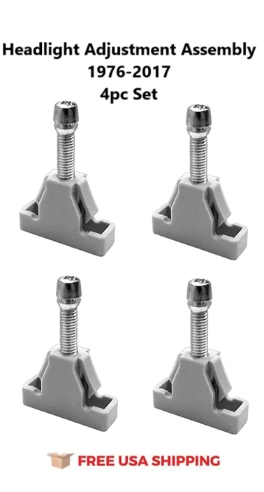 For 1974-95 Buick Regal #12-28 X 1-3/4" Headlight Adjusting Assemblies GM 4pc - Image 1 of 1