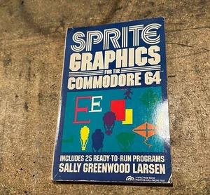 Sprite Graphics For the Commodore 64 Vintage Computer Book Sally Larsen - Picture 1 of 14