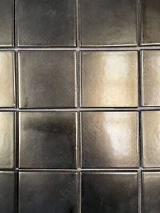 Yellow Iridescent Wall Tile 3 7/8" 3 7/8" 10 SQ FT Remodel Ceramic C# IR52 - Picture 1 of 1