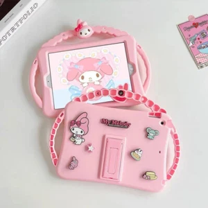 My Melody Kid Shockproof Handle Case Cover For iPad 10th 9 8 mini 6 5 4 Air 1 2 - Picture 1 of 20