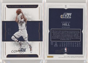 2016-17 Panini National Treasures Bronze /25 George Hill #45