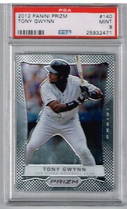 2012 Panini Prizm Tony Gwynn PSA 9