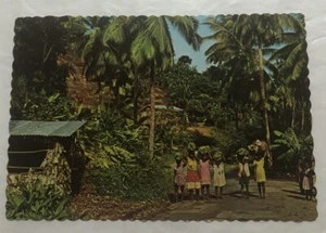 Heading Bananas Santa Lucía, W.I. Postal (K2) - Imagen 1 de 2