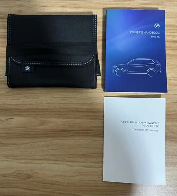 BMW X5 MANUALE D'USO CON PORTAFOGLIO ORIGINALE 2020~2024 - Immagine 1 di 2