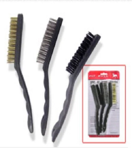 Pit Bull CHIB3946 9-Inch Wire Brush Set, 3-Piece - Image 1 of 1