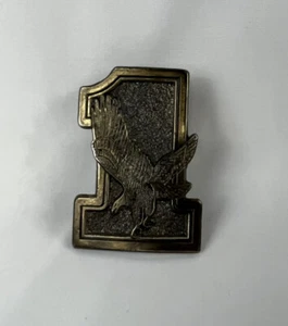 Brass Belt Buckle American Eagle Patriotic 1 One 1975 The Great Co 902 - Picture 1 of 16