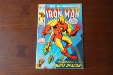 Iron Man #39 VF/NM Bronze Age comic featuring the White Dragon!