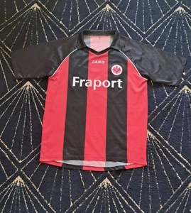 Vintage 2003 Eintracht Frankfurt Fraport Fußball Trikot Jako Tshirt GR XL - Bild 1 von 7
