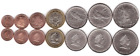 Cook+Islands+__+set+7+coins+1+2+5+10+20+50+Cents+1+Dollar+2010+UNC+Lemberg-Zp