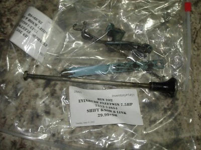 Evinrude fleetwin 7.5hp shift knob link  7512-14654    boat motor part bin 202  - Image 1 of 3