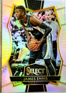 2016-17 Panini Select Premier Silver #154 James Ennis  - Grizzlies
