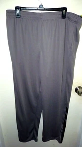 Tek Gear men's XL laser cut easy fit straight leg training track pants NWT gray - Picture 1 of 5