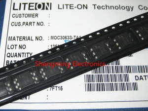 100pcs MOC3063 MOC3063S-TA1 SOP-6 Driver Output Optocoupler ICs - Picture 1 of 1