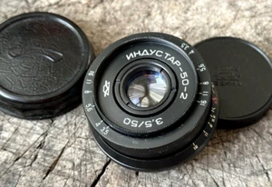 Industar 50-2 3.5/50 USSR lens SLR & Digital M42 mount portrait KMZ - Picture 1 of 12