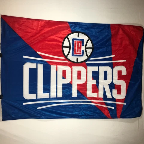 Los Angeles Clippers 28" X 41" Blue and Red Team Banner Flag Cover