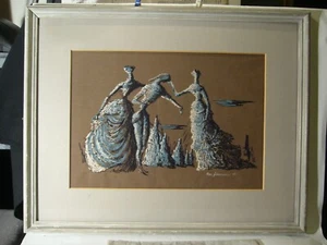 Mac Zimmermann Stettin Wasserburg Inn :  Vorliebe handsigniert Siebdruck Seide - Bild 1 von 12