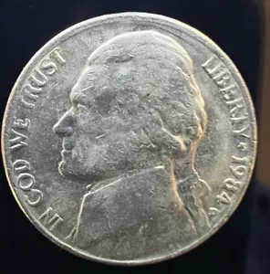 1984 D JEFFERSON NICKLE DDO/DDR‼️ - Picture 1 of 11