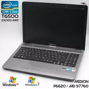 MEDION P6620 Md 97760 Notebook Laptop Windows 7 XP 4GB 250GB Geforce Gt 220M 16 - Picture 1 of 11