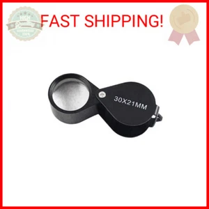 iKKEGOL Pocket Jewelry Loupe 30x 21mm Foldable Magnifying Jewelers Eye Glass Mag - Picture 1 of 2