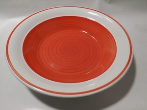 Large Orange and White Italian Pasta Dish - Picture 1 of 3