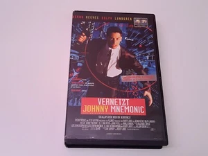 Vernetzt - Johnny Mnemonic 1995 Uncut VHS German PAL Video Großbox Keanu Reeves - Bild 1 von 5