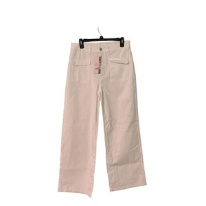 Dokotoo Womens Cargo Pants Women Baggy Wide Leg High Waist Casual Jeans Size 12 - Picture 1 of 3