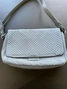 Bolso de hombro Vera Bradley acolchado azul carbón - Imagen 1 de 8