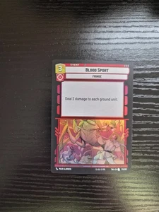 Star Wars Unlimited Twilight of the Republic - Blood Sport - #173 Foil - Picture 1 of 2