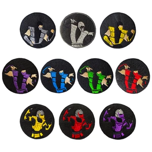 Mortal Kombat Patch Charakter Spiel bestickt Bügelbild 3,15" - Bild 1 von 53