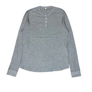 American Apparel Dexter Morgan Kill Shirt Men's Medium Baby Thermal Henley Gray - Picture 1 of 5