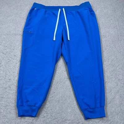 Figs Scrub Pants Women's 4XL Blue Zamora 2.0 Jogger Drawstring Medical 1SW200001 - Image 1 of 4