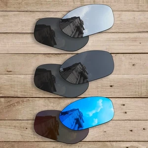 hdhut POLARIZED Replacement Lenses for-Oakley Pit Bull Blue / Silver/ Black - Imagen 1 de 9