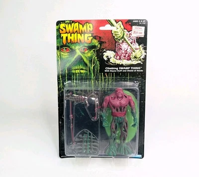 复古 Kenner 1991 Swamp Thing 攀登沼泽物可动人偶 - 全新!! — 第 1/4 张图片