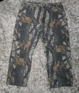 Vintage Carhartt Carpenter Hose Herren 44x32 USA Grün Camouflage Realtree B158 CMO - Bild 1 von 5