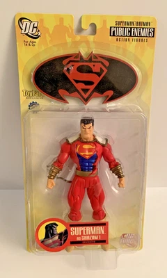 SUPERMAN BATMAN ENEMIGOS PÚBLICOS SUPERMAN COMO SHAZAM! Exclusivo de Toyfare de DC DIRECT Foto 1 de 4