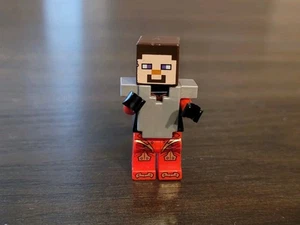 Lego Minecraft Minifigur Minifigur Soldat Rüstung Stein Figur Quadrat Kopf - Bild 1 von 3